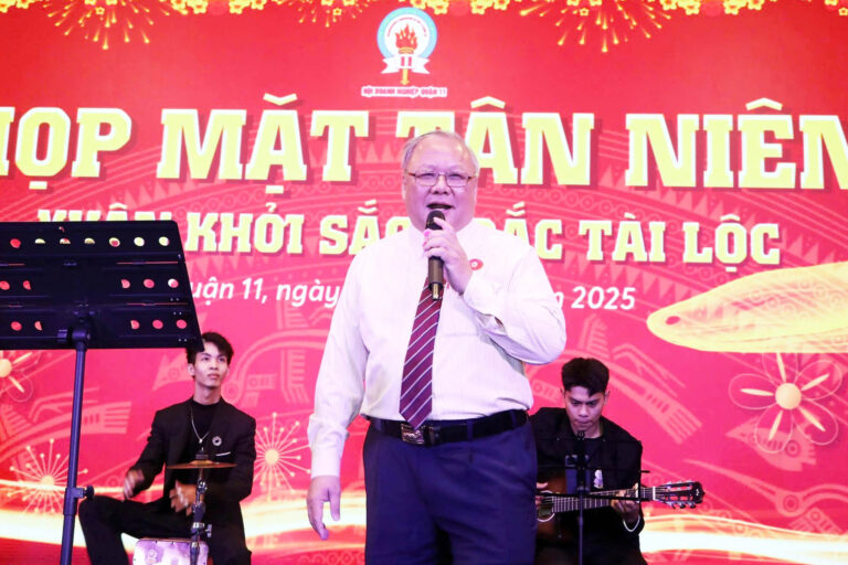 HỘI DOANH NGHIỆP QUẬN 11 TỔ CHỨC HỌP MẶT TÂN NIÊN 2025